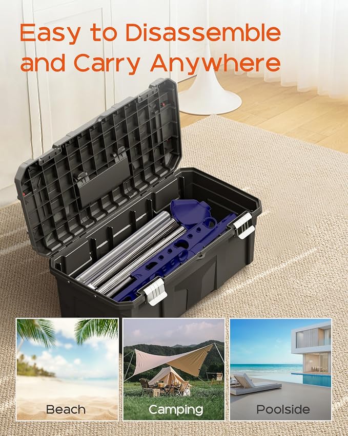 CASAMAYA Clothes Drying Rack Foldable, 70.9 inch Tripod Drying Rack - Image 7
