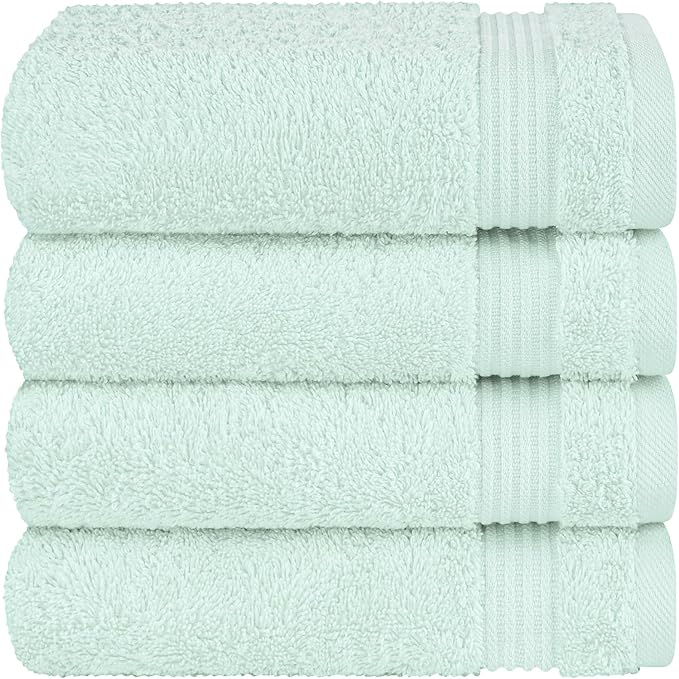 Cotton Paradise 100% Cotton Turkish Towel Set, Soft Absorbent Quick Dry - Image 5