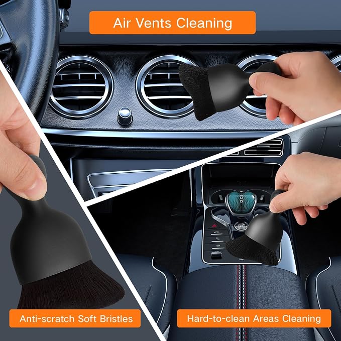 Qydipclin 7pcs Windshield Cleaner Tool Car Window Cleaning Wash Kit - Image 6