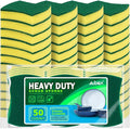AIDEA Sponges Kitchen, 50-PK Heavy Duty Dish Sponge Kitchen, Scrub Sponges | by AIDEAHOME