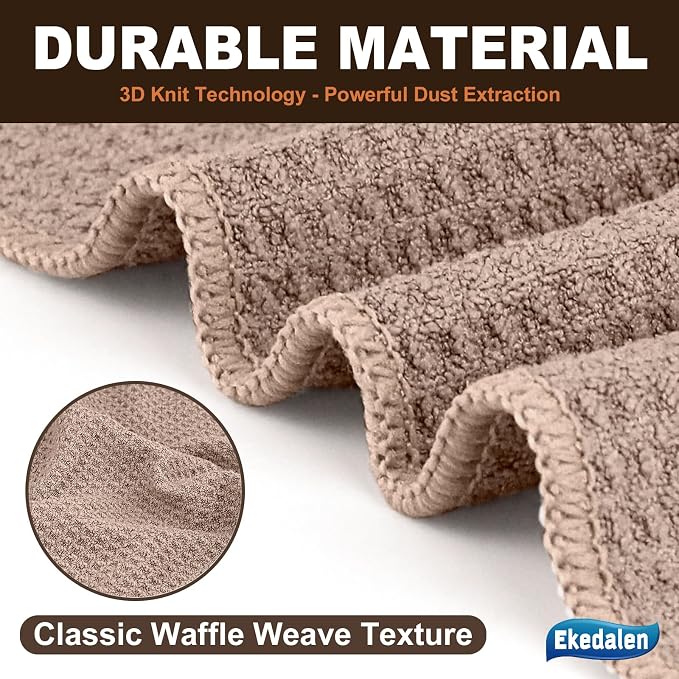 Ekedalen Microfiber Cleaning Cloth Lint Free Glass Polish - Image 3
