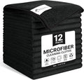 SIFANGKE Microfiber Cleaning Cloth, 12 Pack Lint-Free and Highly Absorbent Rags by Unknown