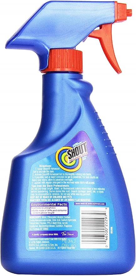 Shout Advanced Spray and Wash Gel Stain Remover - Image 2
