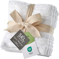 SKL Home CloudSoft Washcloth Set, 100% Cotton Luxury by SKLHomebySaturdayKnightLtd