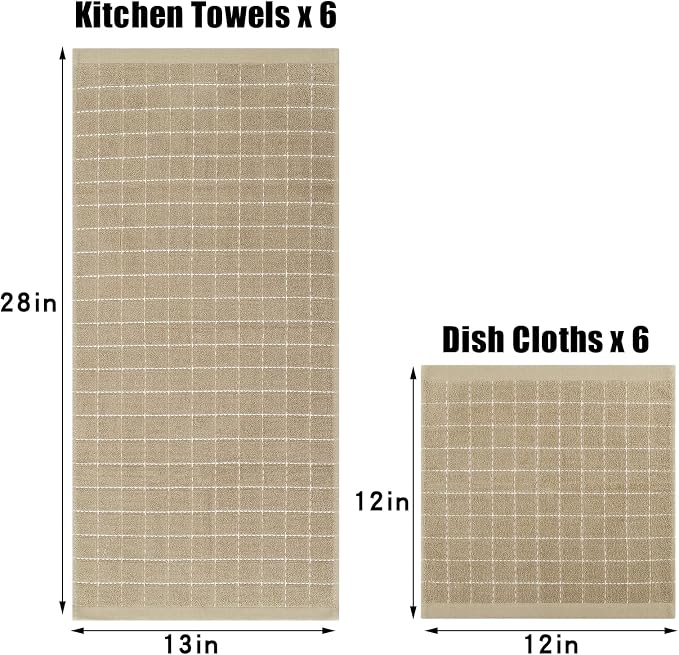 Homaxy Kitchen Towels and Dishcloths Set - Image 4