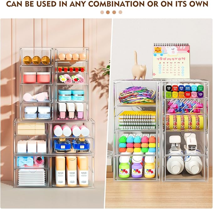ARSTPEOE 22-Drawer Acrylic Storage & Makeup Organizer - Image 6