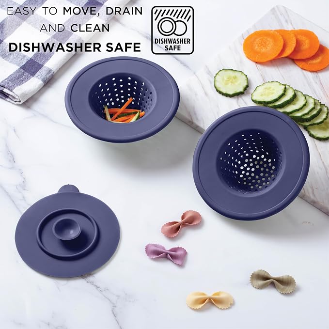 COOK WITH COLOR Kitchen Sink Strainer, Flexible Sink Strainer, Sink Drain - Image 5