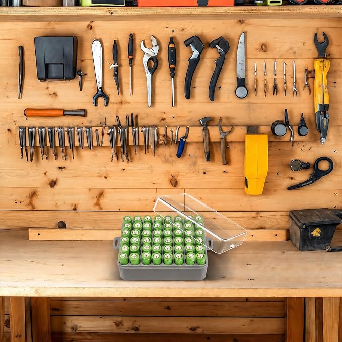 ALCYON Plastic Battery Storage Organizer - Image 8