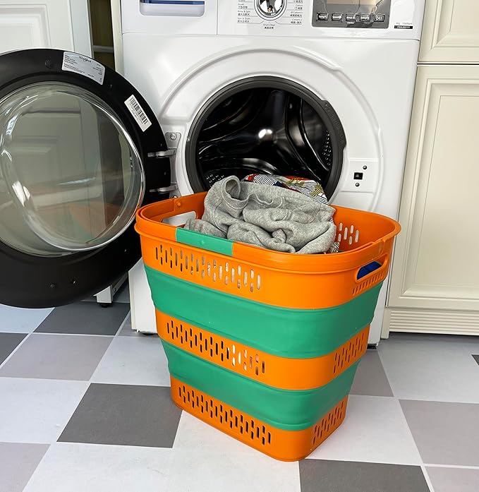 SAMMART 38L Collapsible Laundry Basket - Image 2
