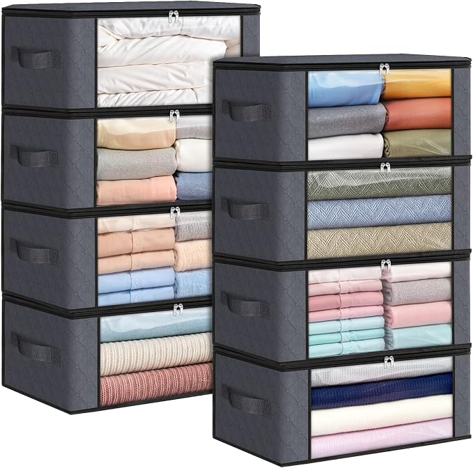 35L Closet Organizers, Foldable Under Bed Storage Containers | Storage Bags by Fabtotes