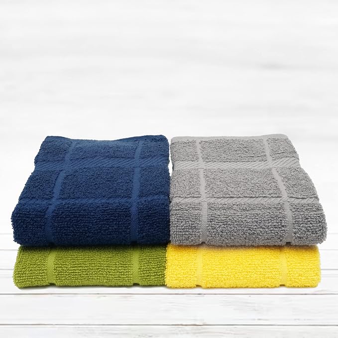 100% Cotton Terry Dish Towels, 4 Pack Solid, 16 x26 Inches, Super Soft and - Image 5