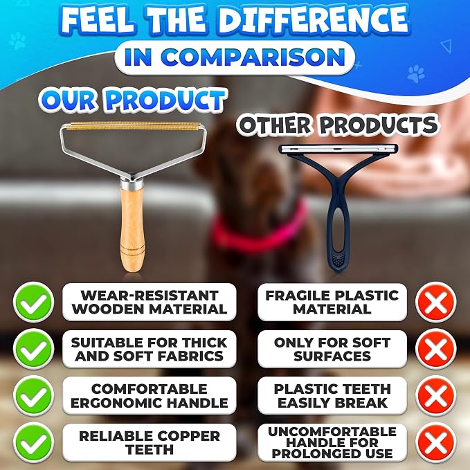 Pet Hair Removers 2 Pack Reusable Metal Lint Remover Tool – Durable Pet Hair - Image 7