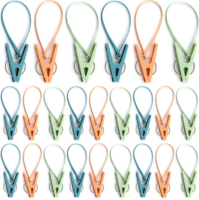24 Pack Clothes Pins Clothes Peg Clip Pins by IFAMIO