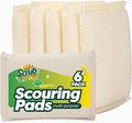 6 Scrub Sponges Kitchen By SCRUBIT, Non-Scratch Cleaning Sponges by SCRUBIT