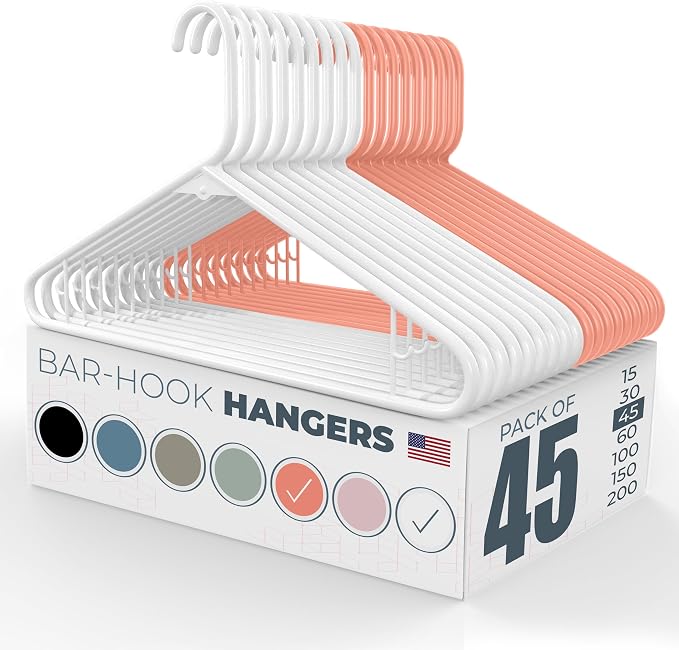 Plastic Hangers 45 Pack by NeatiesHangers
