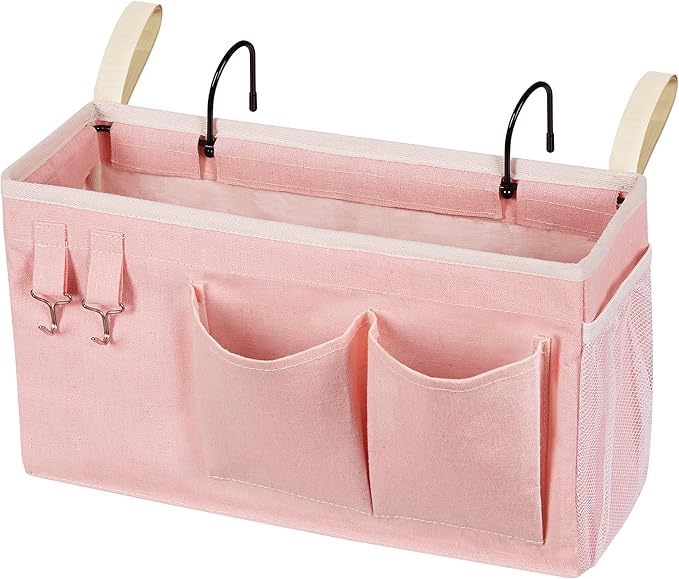 Bedside Caddy, Bedside Storage Bag Hanging Organizer by Loghot