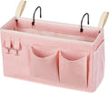 Bedside Caddy, Bedside Storage Bag Hanging Organizer by Loghot