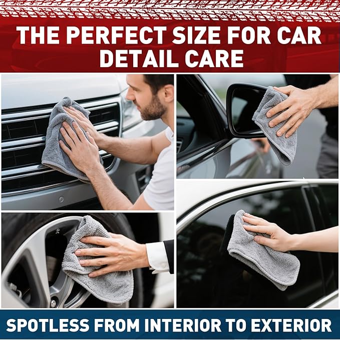 Microfiber Cleaning Cloths Bulk-400 Pack, 12x12 inches - Image 5