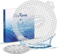 35 Pack Hair Catcher Shower Drain Disposable Mesh Stickers by FacialSpongeHairCatcherPortionControlContainerandMore
