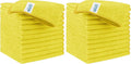 HOMEXCEL Yellow Microfiber Cleaning Cloth, 24 Pack Premium Microfiber Towels by HOMEXCEL