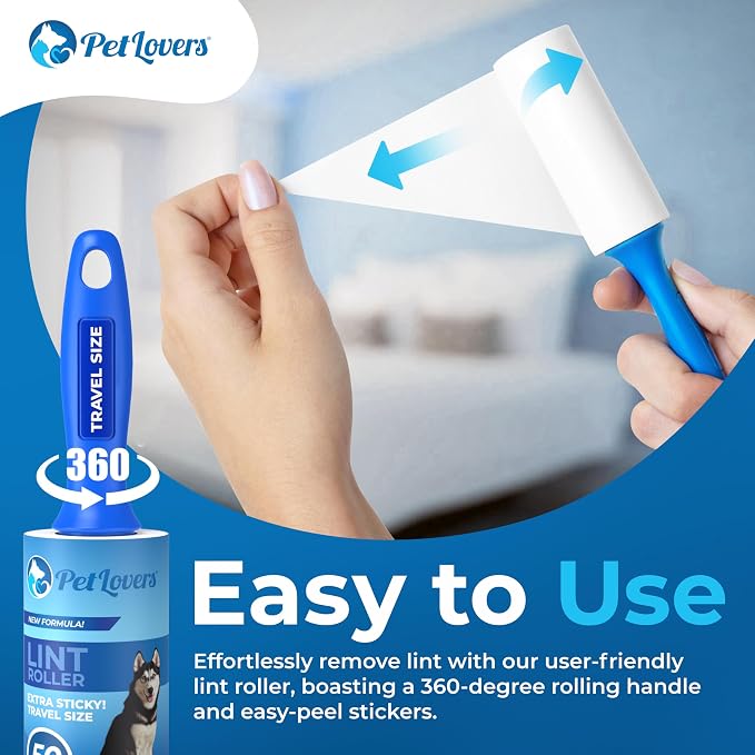 PetLovers Lint Rollers for Pet Hair Extra Sticky - Image 3