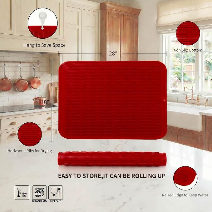 MicoYang Silicone Dish Drying Mat - Image 2