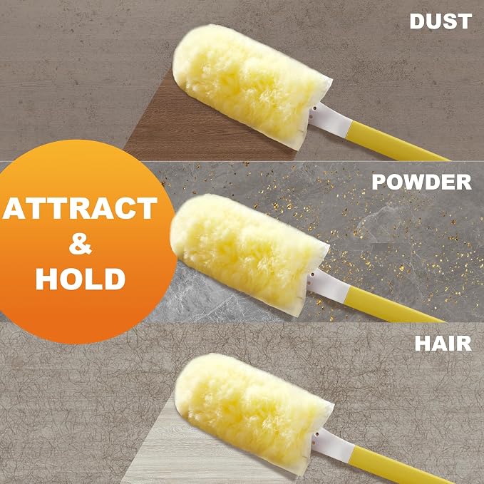 Heavy Duty Duster Refills for Swiffer Duster, Disposable Dusters for Cleaning - Image 7