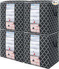 Storage Bags 4 Pack 100L Clothes Organization and Storage Containers | Large by WiseLife