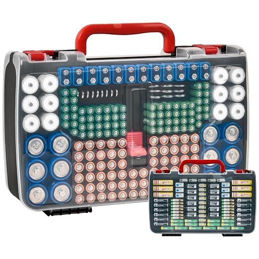 Battery Organizer Storage Case by APTBYTE