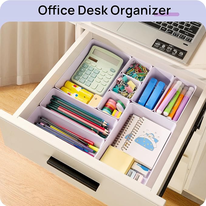 Vtopmart 25 Pack Plastic Drawer Organizers - Image 6