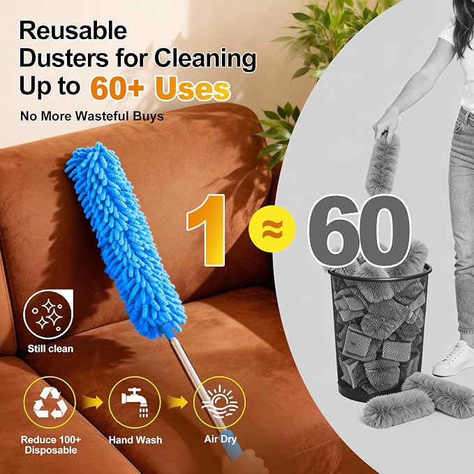 Tiumso 5-in-1 Microfiber Duster Kit - Image 4