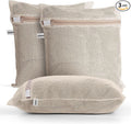 100% Pure Cotton Mesh Laundry Bags, Premium Soft, No Dye by OKAKA