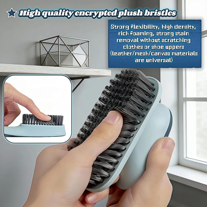 Ergonomic Shoe & Clothing Brush Set - Image 3