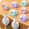 8 Pack Cable Clips, Cord Organizer, Cute Spring Cord Holder | 1s Lock, Phone by Chfeila