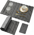 Drying Matt Kitchen Counter, Large Stone Dish Drying Mat by Dropereum