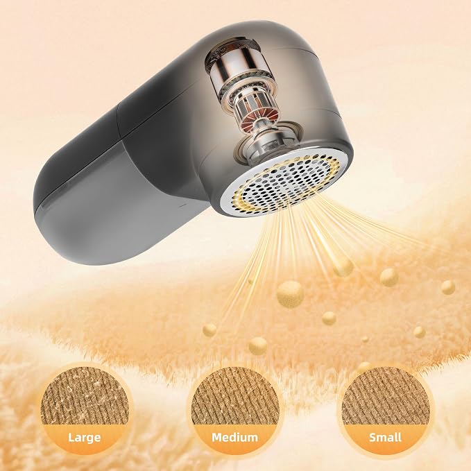 Electric Fabric Shaver and Lint Remover, Portable Fuzz Remover - Image 5