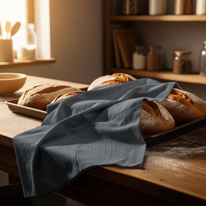 Utopia Kitchen Light Grey Flour Sack Towels 100% Cotton Tea Towels - Image 8