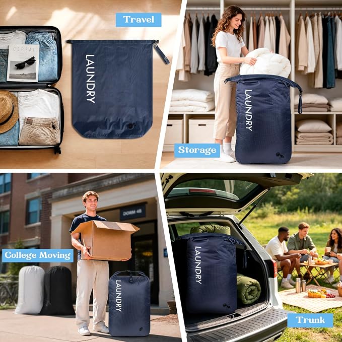 Compression Laundry Bag, Waterproof Travel Storage - Image 7