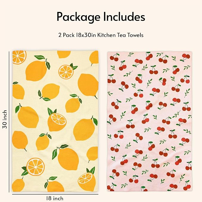 Eulnars Kitchen Towels, Microfiber Tea Towels - Image 6