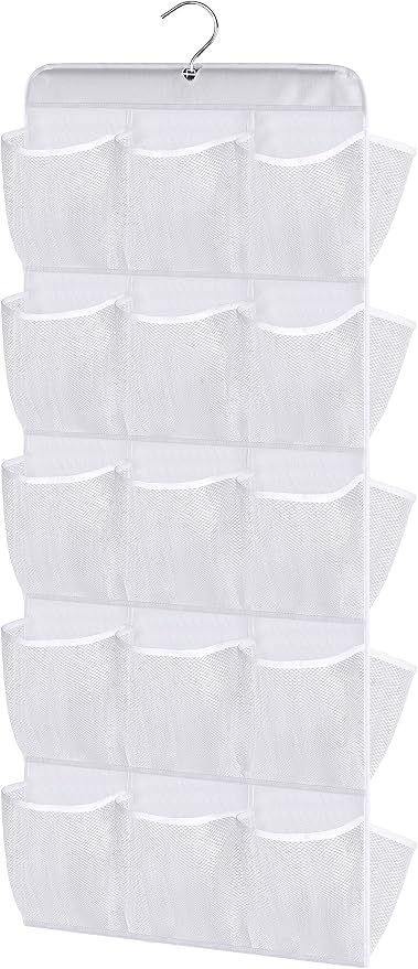 MISSLO 30 Large Pockets Dual Sided Hanging Baby Shoe Organizer by MISSLO