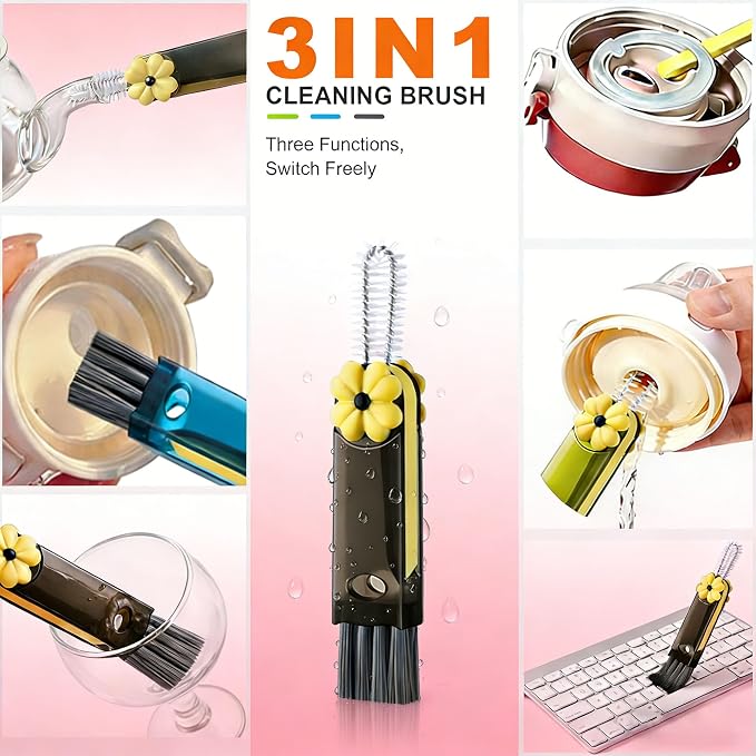 3 in 1 Cup Lid Cleaning Brush - Image 4