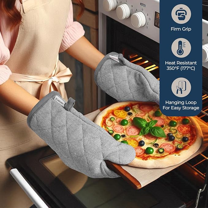 LANE LINEN Kitchen Towels and Oven Mitt Set 20 Pc - Image 6