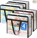 TasticTotes 4 Pack Clear Storage Bags by Unknown