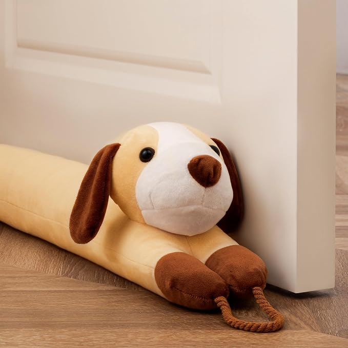 Sunolga Door Draft Stopper Blocks Hot and Cold Air, Weighted Sand and Cotton by SunolgaIndustriesInc
