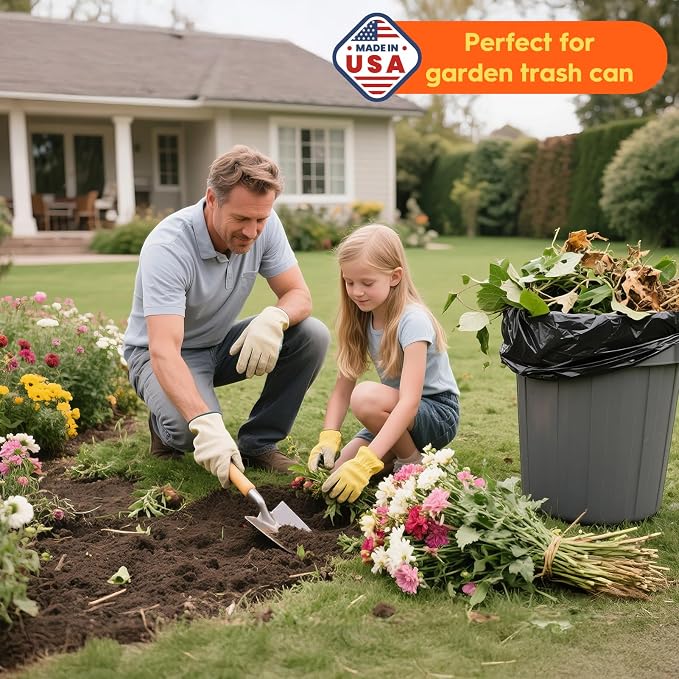 Delxo 55-60 Gallon Trash Bags, 38×58' Large Black Garbage Bags | 0.9 Mil Trash - Image 8