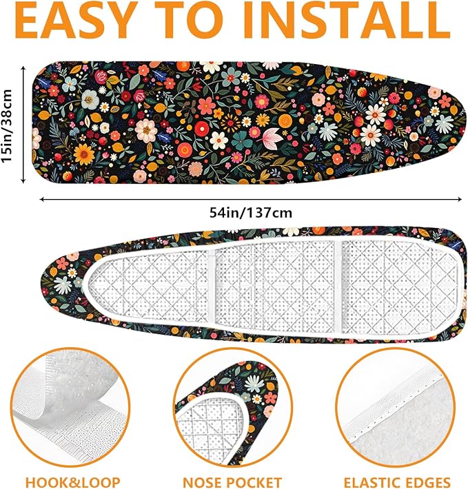 Ironing Board Cover and Pad 15"x54" Thick Standard Size - Image 2