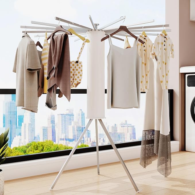 LIENAHU Clothes Drying Rack, Drying Rack Clothing, Laundry Drying Rack - Image 7