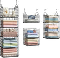 Yuyetuyo 5 Tier Closet Hanging Organizer and Storage Separable Hanging Closet by Yuyetuyo