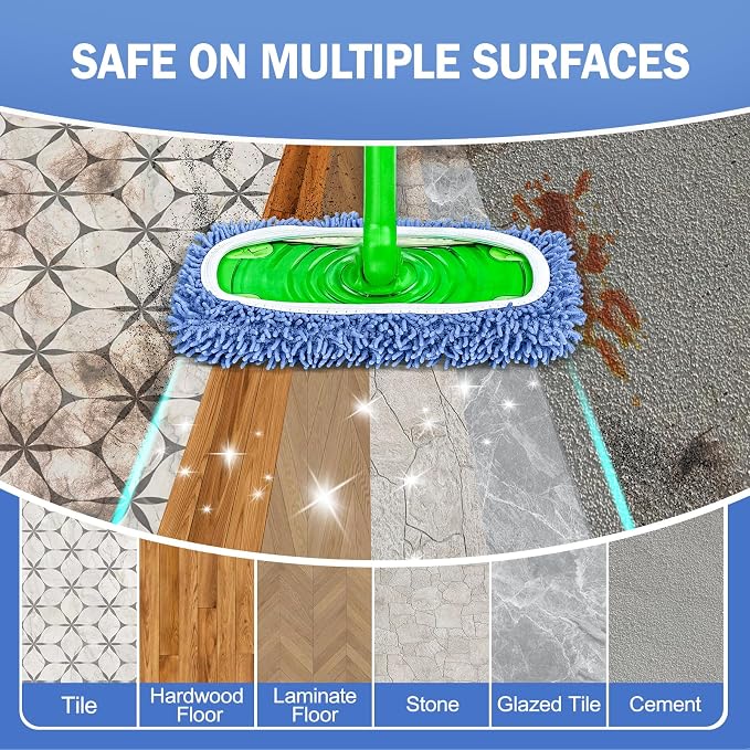 6 Pack Reusable Mop Pads Compatible - Image 7