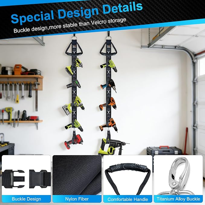 Extension Cord Organizer Holder 2-Pack 5 Detachable Straps | Cable Management - Image 4